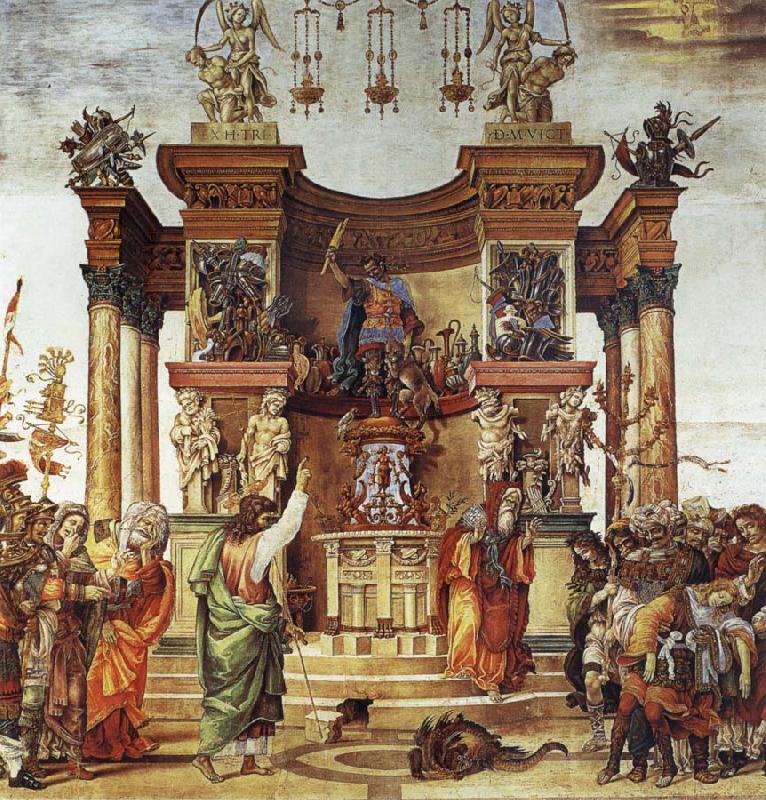 Filippino Lippi The Hl. Philippus and the dragon China oil painting art